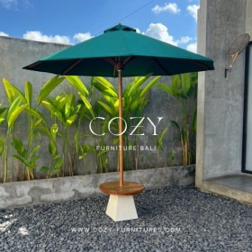 Umbrella Diameter 250cm POLYSTER sunproof fabric NK39 + Wood Table