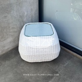 Type 68 - READY : WHITE - TOP SIZE : 40X40 X H.42CM