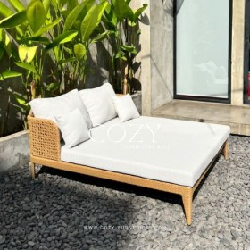 Daybed Type 05 - SIZE 150X175 - NATURAL M - FABRIC SUNPROOF FONTELINA 130