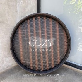 Floating Tray - ROUND 90CM  COLOR : GOLDEN BROWN