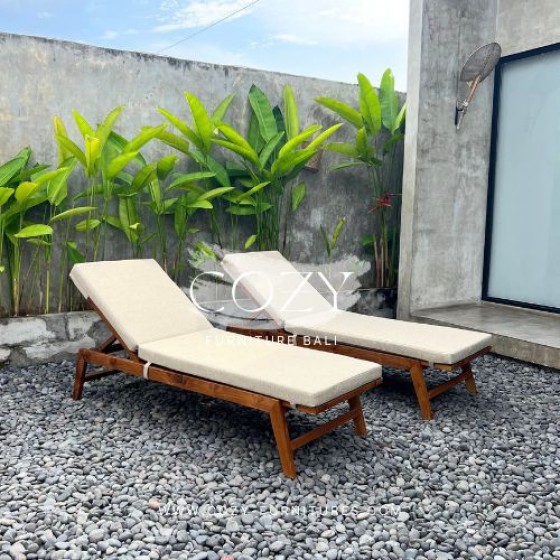 WOOD SUNBED TYPE 31 - MATTRESS SUNPROOF GRACEBAY