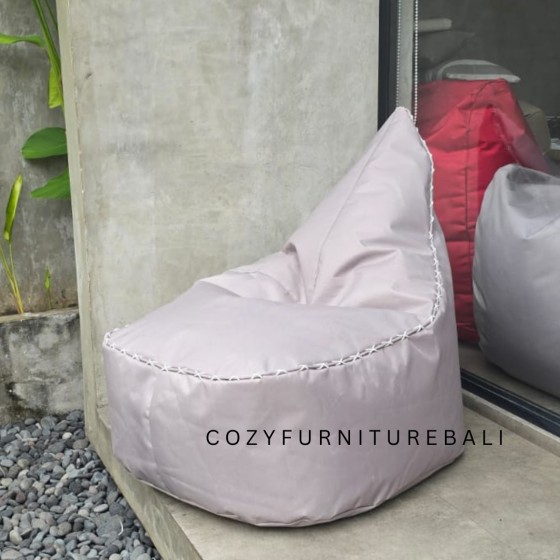 BEANBAG POINTY - POLYSTER - SILVER