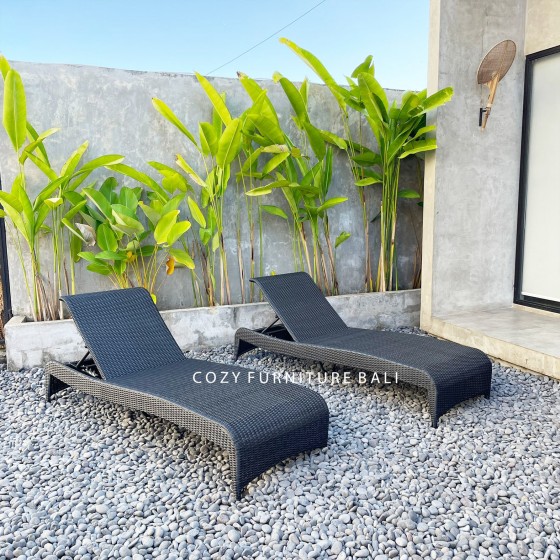 Pool Lounger Type 14 - GRAPHIRE BLACK
