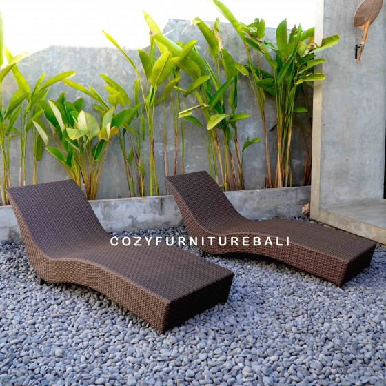 Pool Lounger Type 01 D JAVABROWN SR